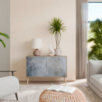 MUTED ARC skänk med 2 dörrar