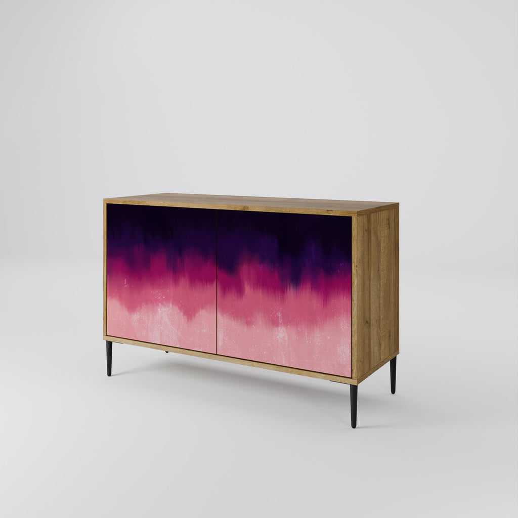 AURORA BOREALIS 2-Door Sideboard in Oak Effect