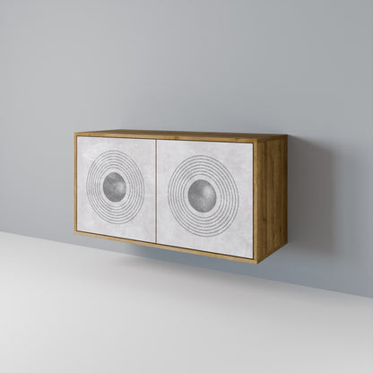 SOLID CIRCLES Skänk med två dörrar