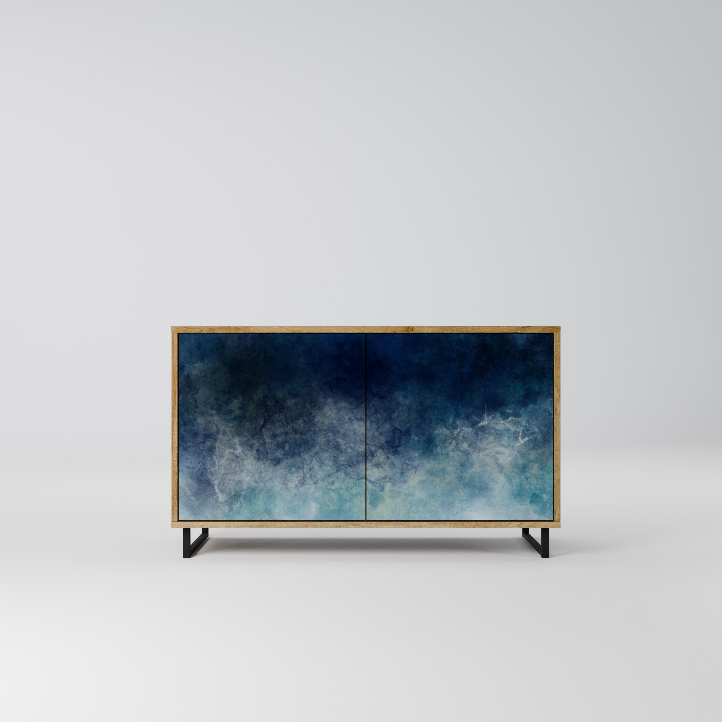 CELESTIAL FALL 2-Door Sideboard in Oak Effect