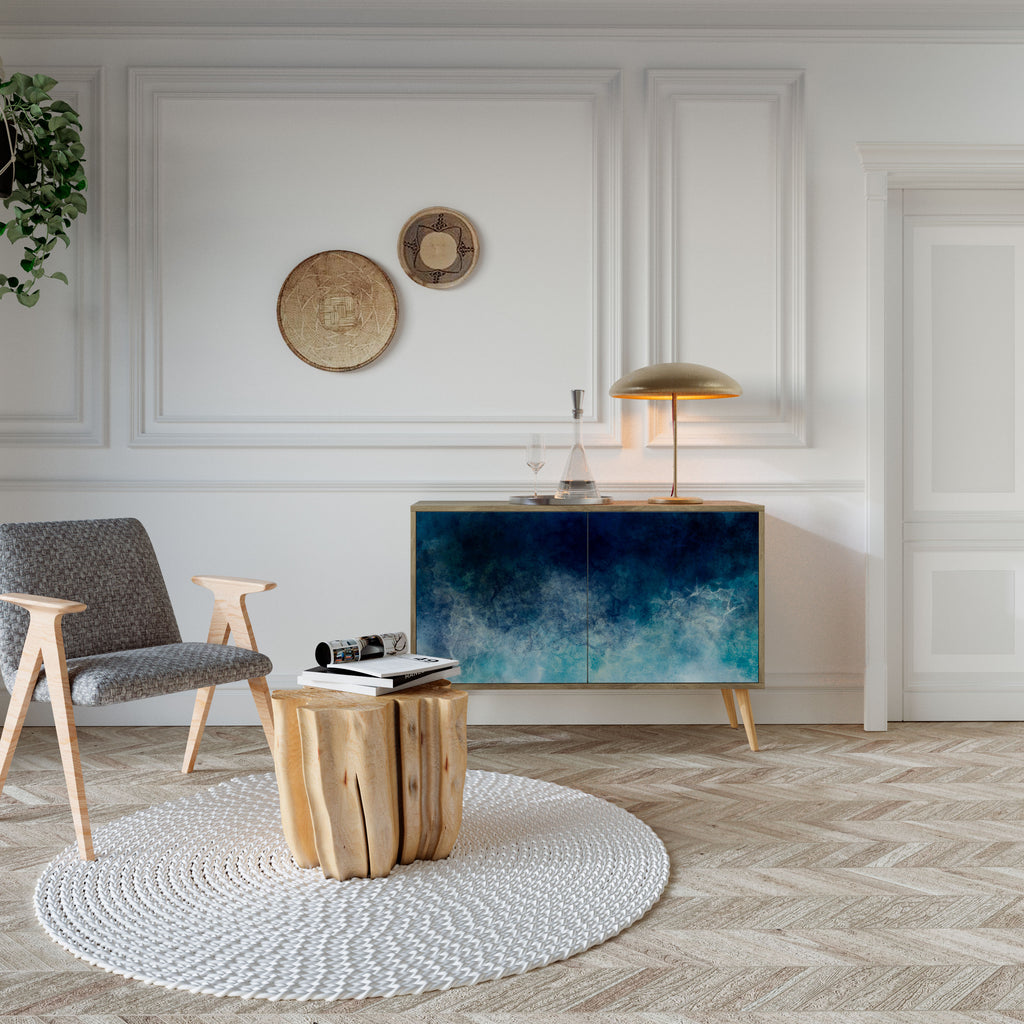 CELESTIAL FALL 2-Door Sideboard in Oak Effect