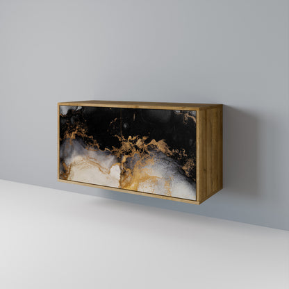 MARBLE OF TOMMORROW Skänk med två dörrar