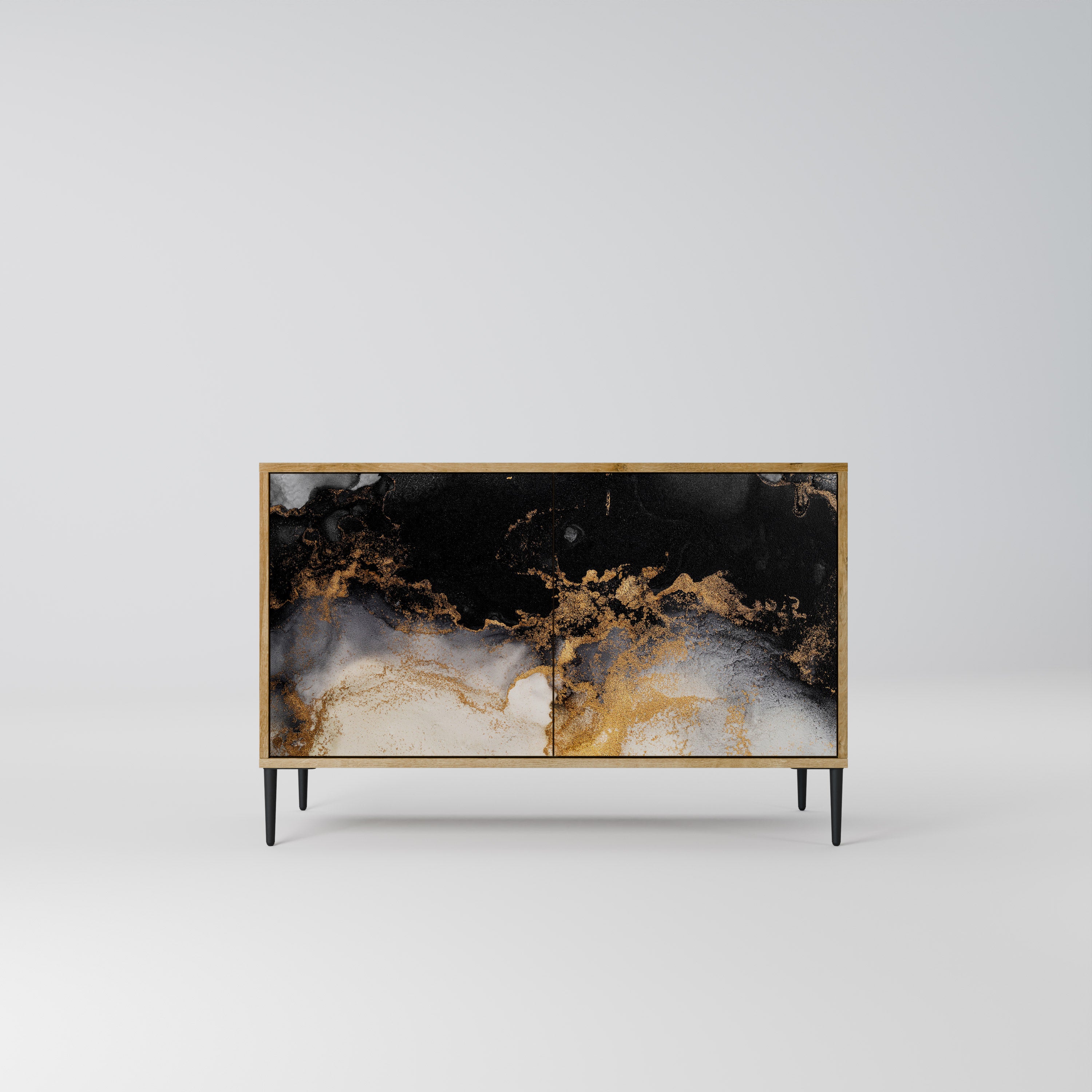 MARBLE OF TOMMORROW 2-Door Sideboard in Oak Effect