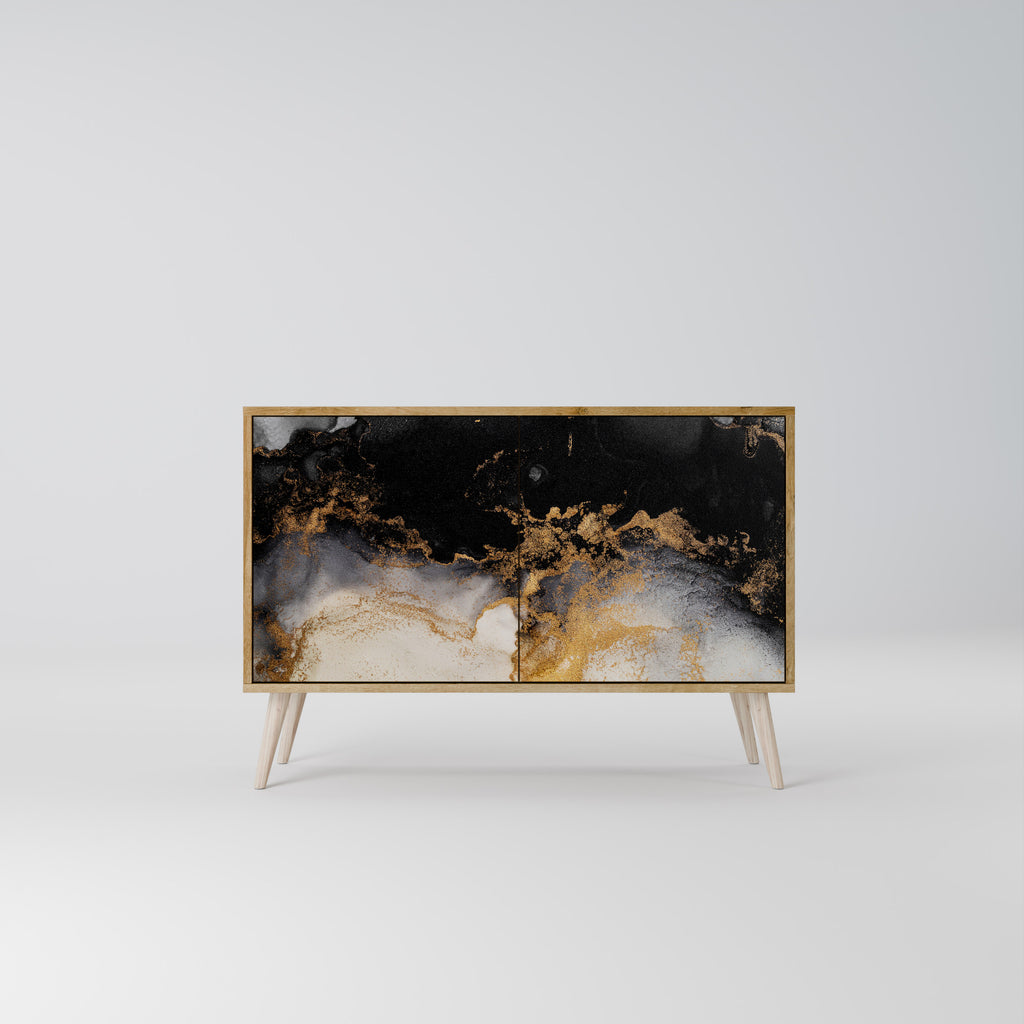 MARBLE OF TOMMORROW 2-Door Sideboard in Oak Effect