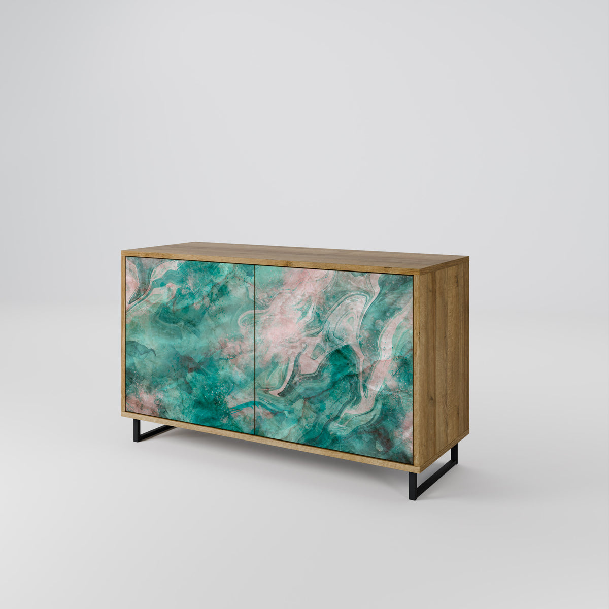 ABSTRACT ALCHEMY Skänk med två dörrar