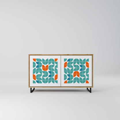 BE THE CHANGE 2-Door Sideboard in Oak Effect