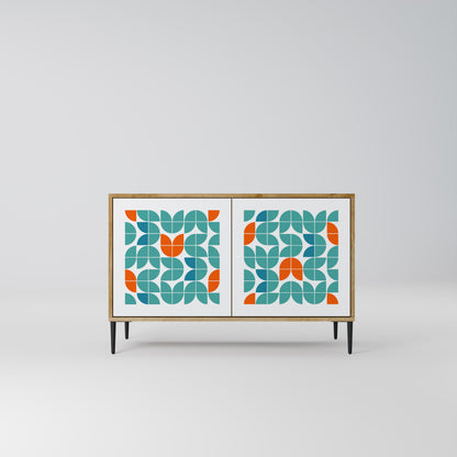 BE THE CHANGE 2-Door Sideboard in Oak Effect