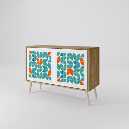 BE THE CHANGE 2-Door Sideboard in Oak Effect