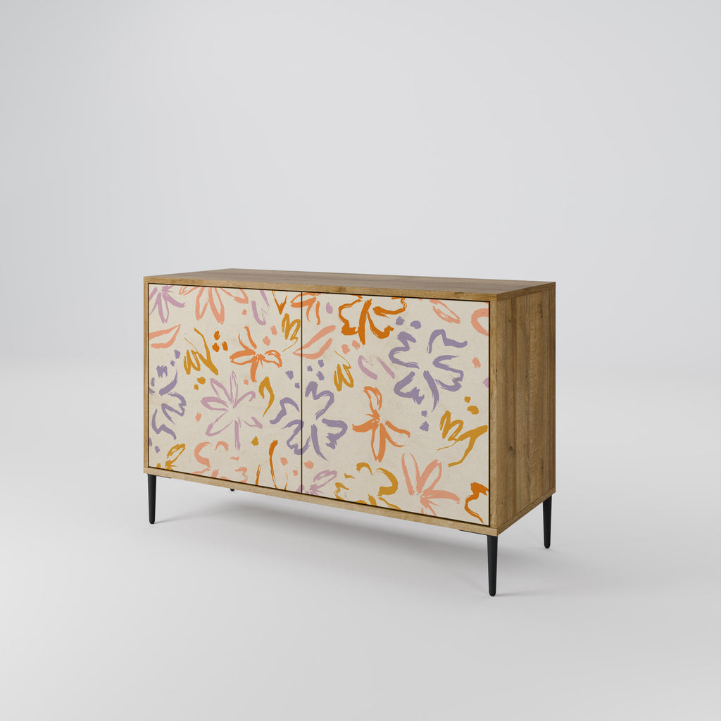 SPRING WHIMSY 2-Door Sideboard in Oak Effect