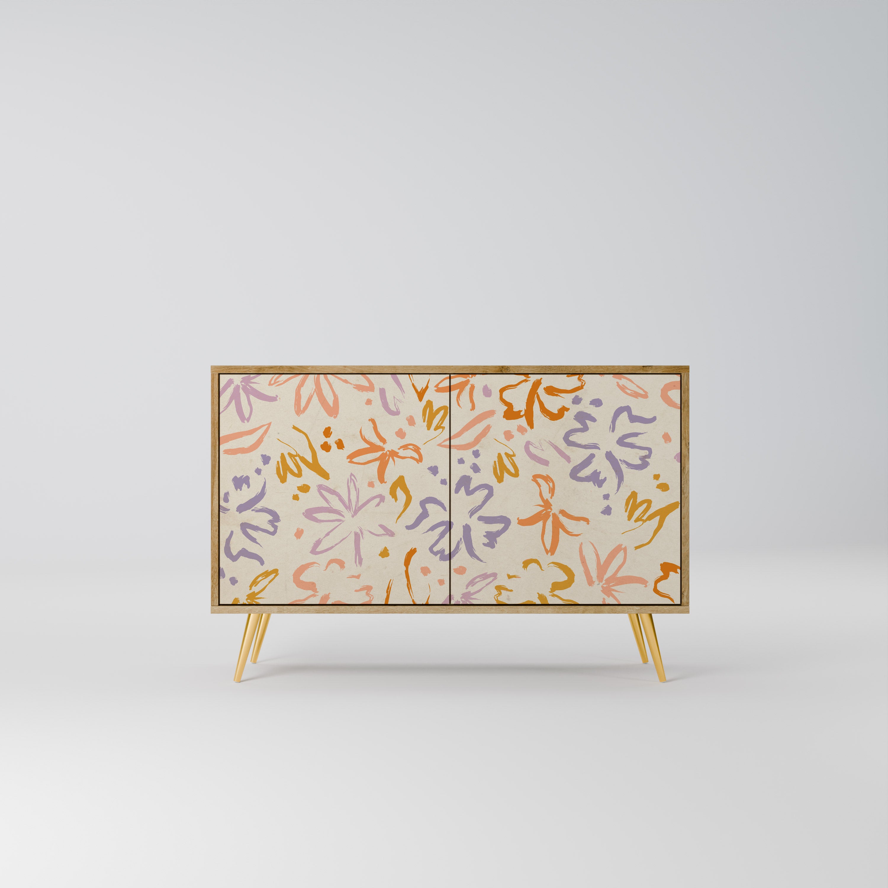 SPRING WHIMSY 2-Door Sideboard in Oak Effect