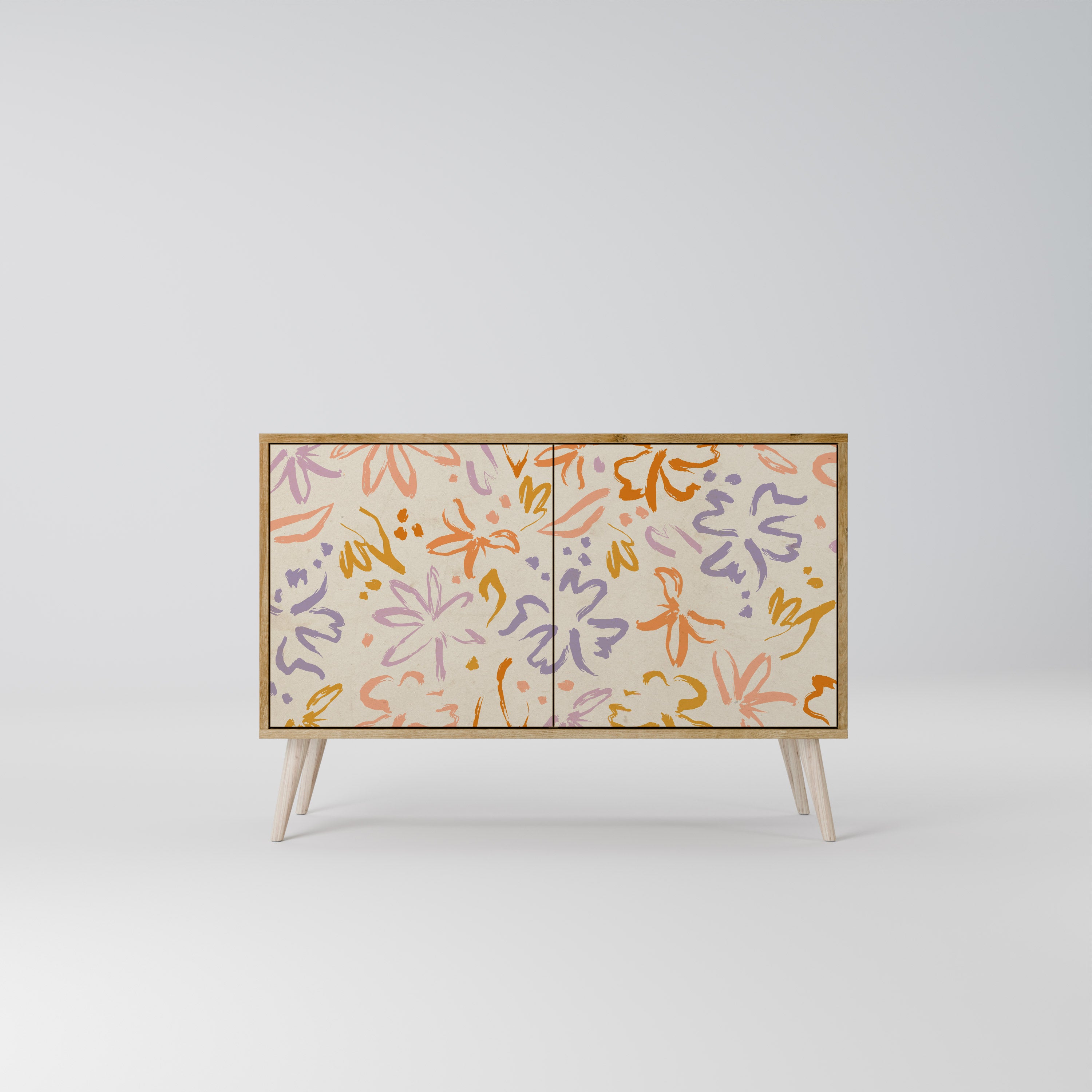 SPRING WHIMSY 2-Door Sideboard in Oak Effect