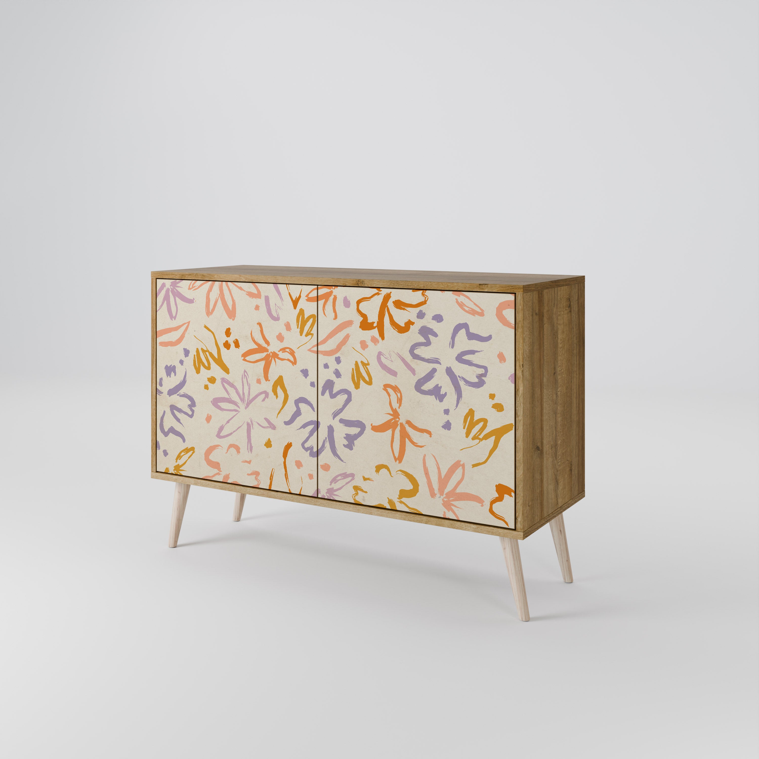 SPRING WHIMSY 2-Door Sideboard in Oak Effect