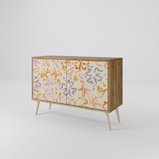 SPRING WHIMSY Skänk med två dörrar