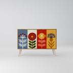 SCANDIC FLOWERET skänk med 2 dörrar