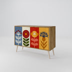 SCANDIC FLOWERET skänk med 2 dörrar