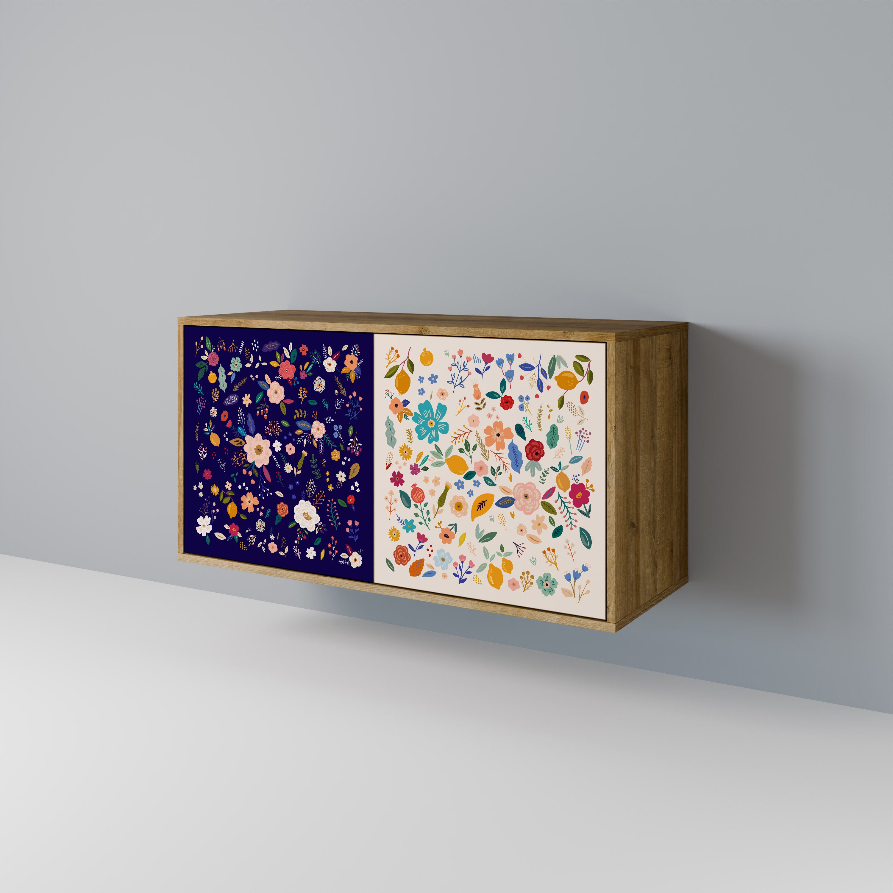 BLOMSTERKOMBINATION 2-dörrars skänk