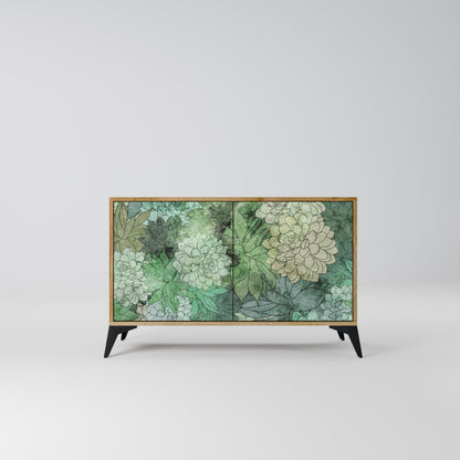 SUCCULENT CLUSTER 2-Door Sideboard in Oak Effect