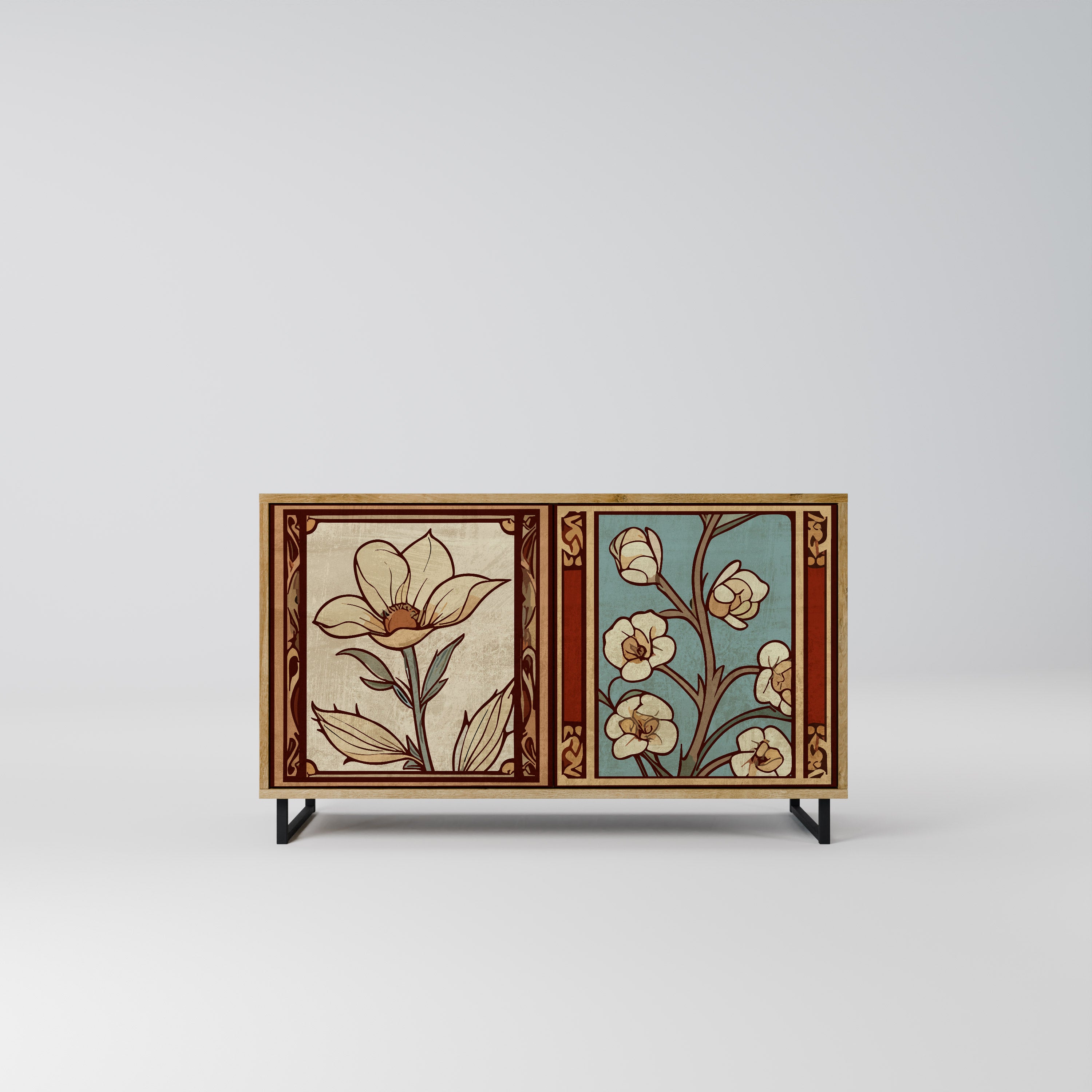 TIMELESS FLORA 2-Door Sideboard in Oak Effect