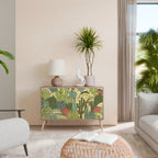 SUCCULENTS KALEIDOSCOPE Skänk med två dörrar