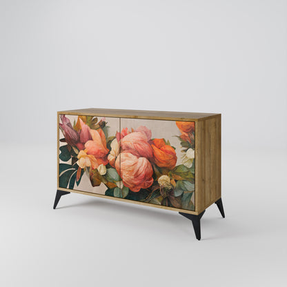 STYLISH BEAUTY 2-Door Sideboard in Oak Effect