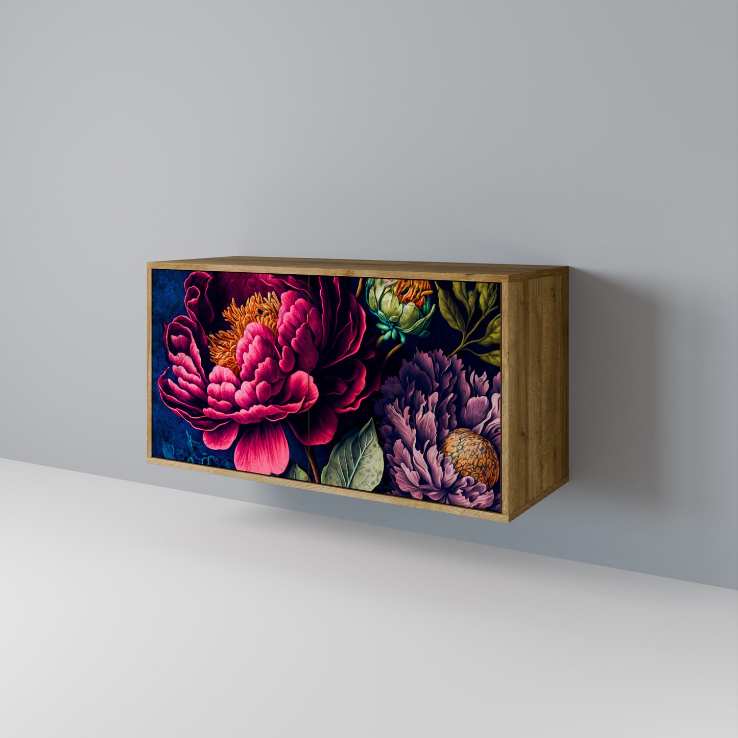 BLOOMING ELEGANCE Skänk med två dörrar