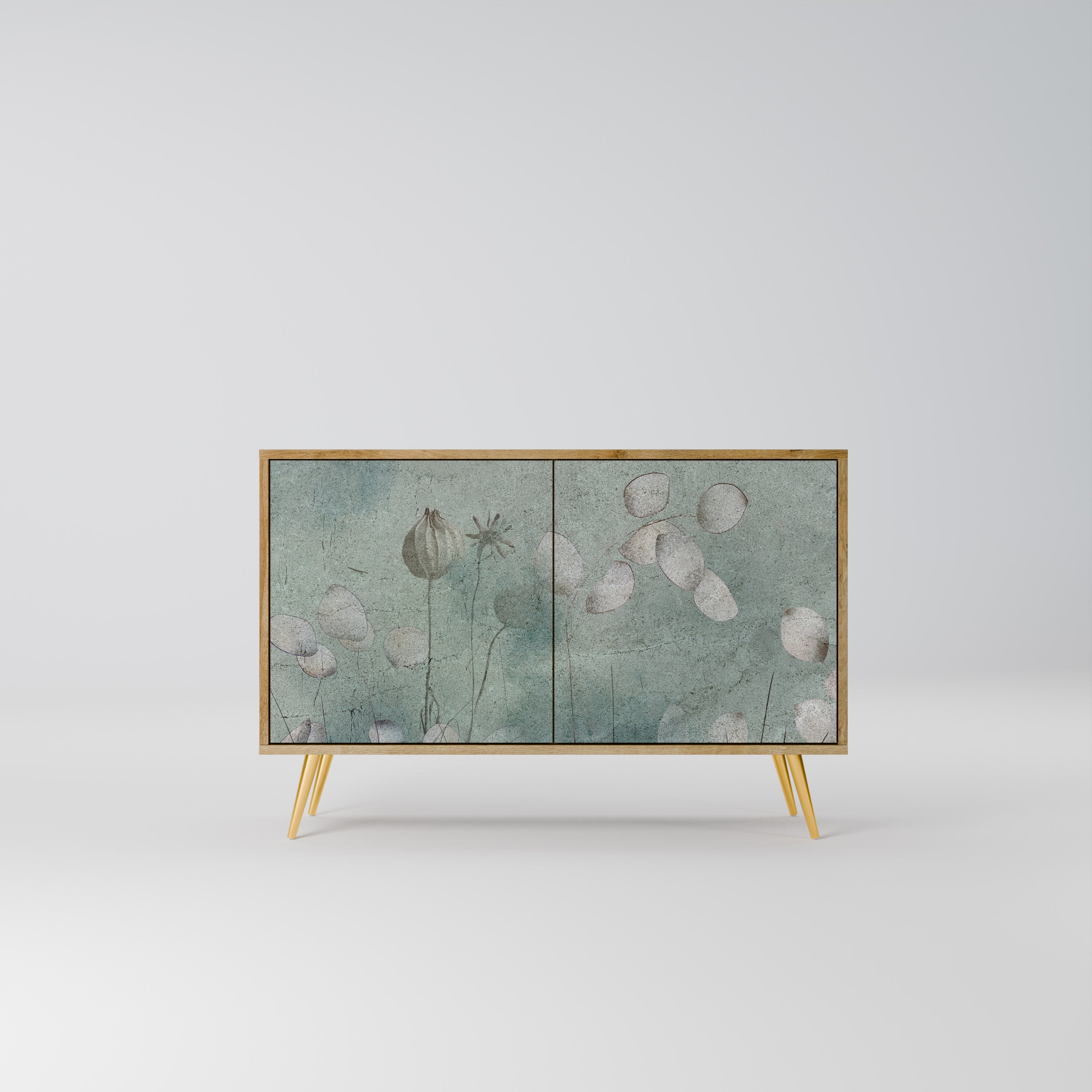 NIGHT LADY 2-Door Sideboard in Oak Effect