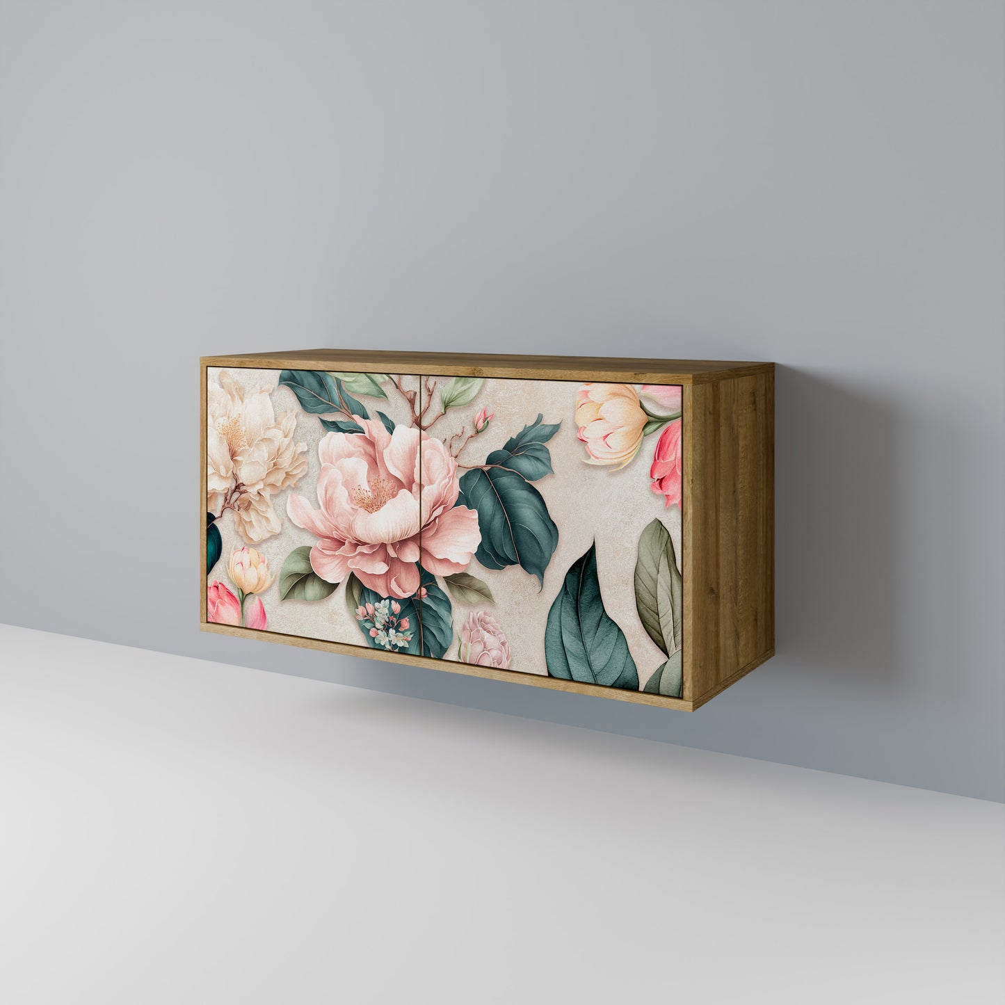 FLORAL GRACE Skänk med två dörrar