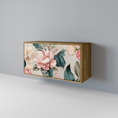 FLORAL GRACE Skänk med två dörrar