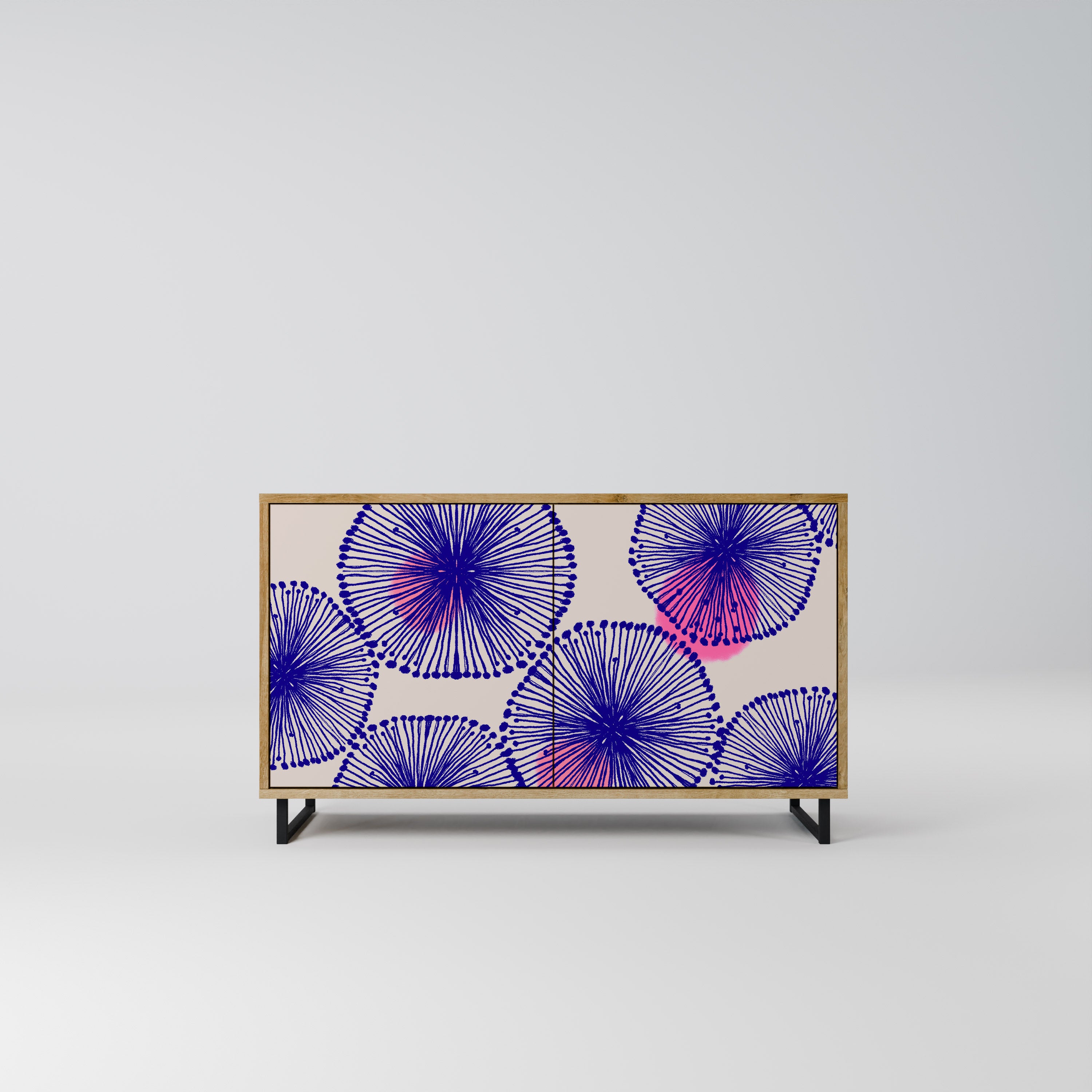 MAGIC NATURE 2-Door Sideboard in Oak Effect