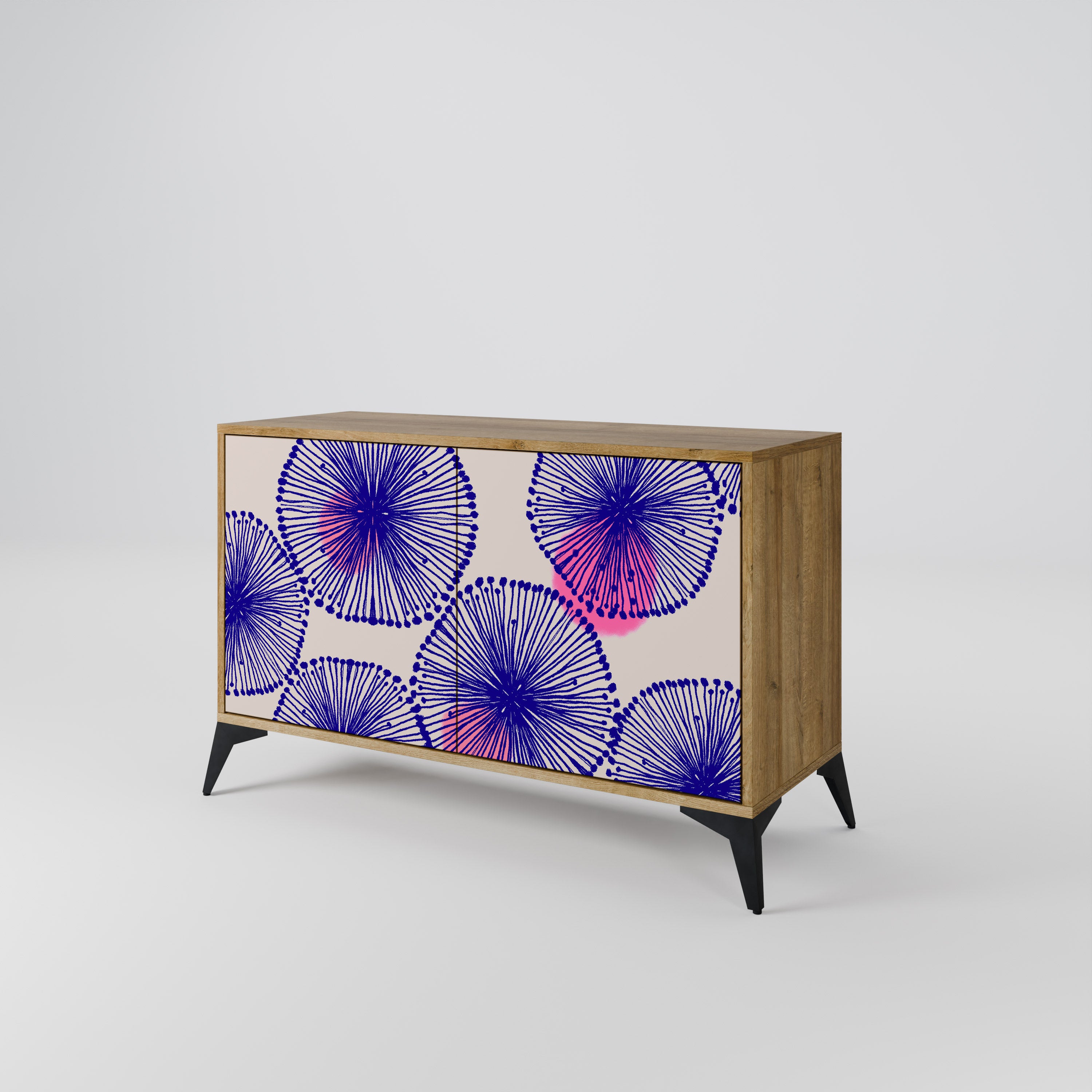 MAGIC NATURE 2-Door Sideboard in Oak Effect