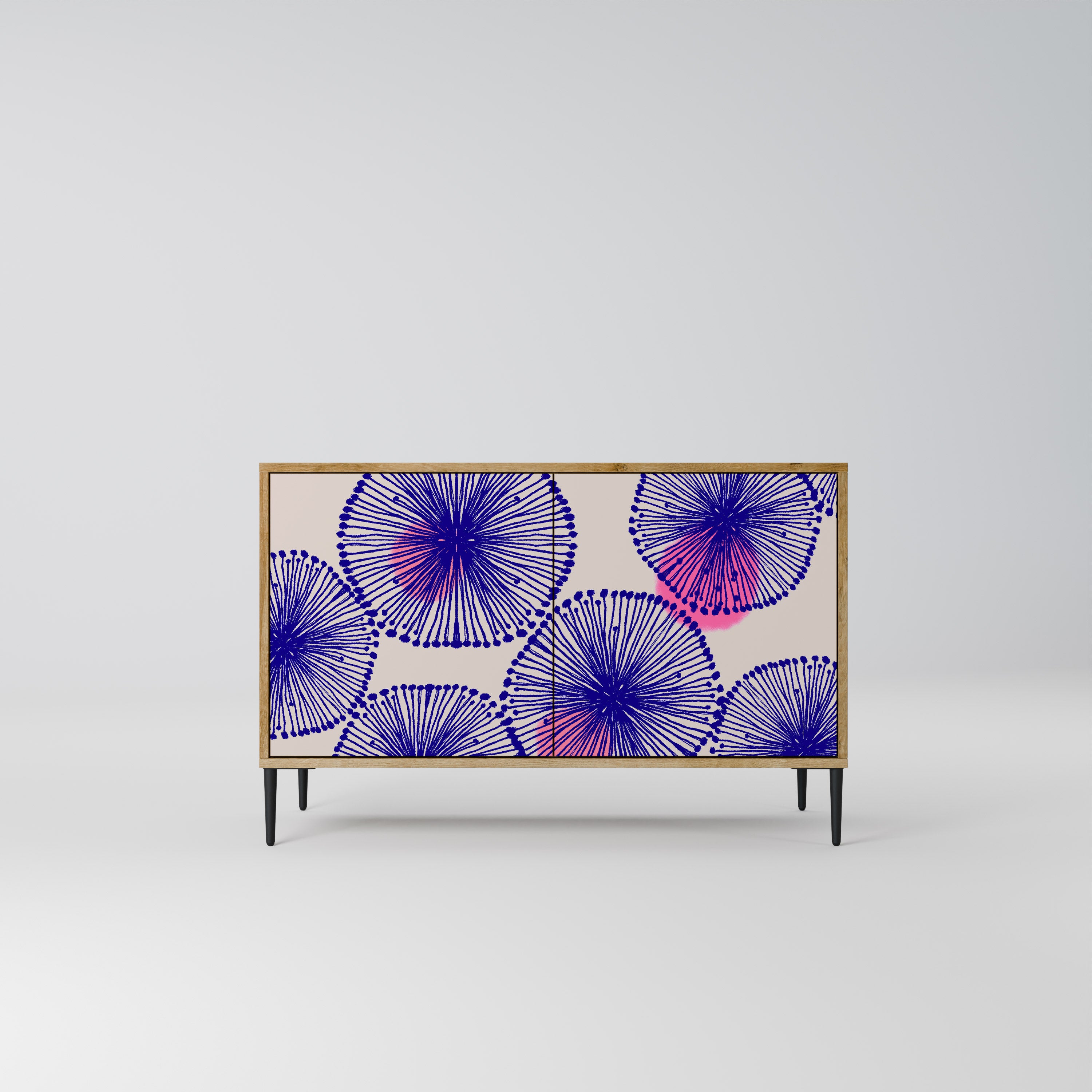 MAGIC NATURE 2-Door Sideboard in Oak Effect