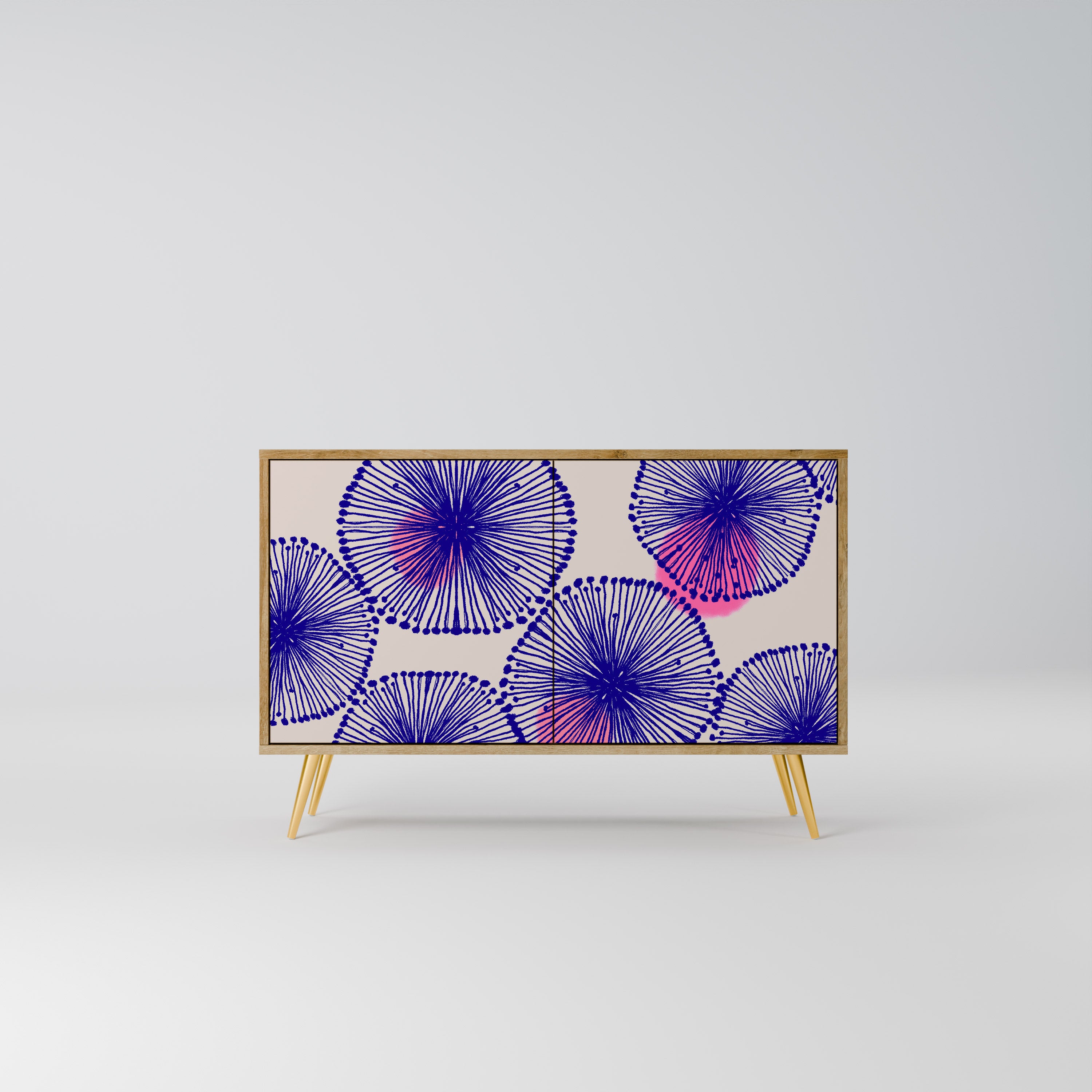 MAGIC NATURE 2-Door Sideboard in Oak Effect