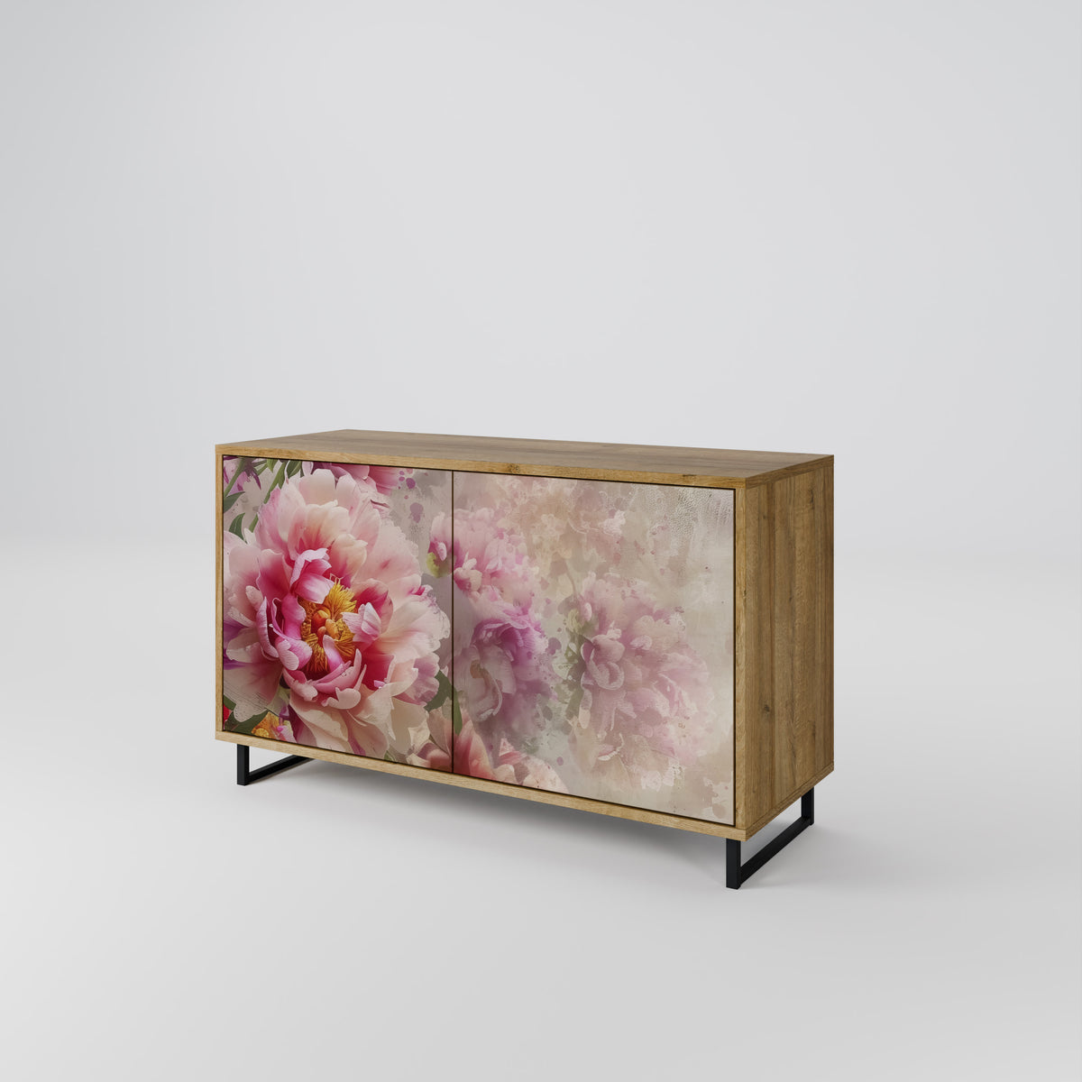 PEONY WHISPER Skänk med två dörrar