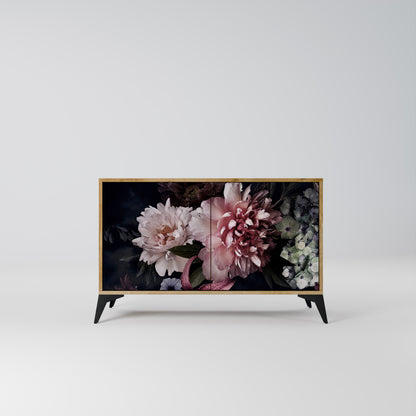 PURE BLOSSOM 2-dörrars skänk i ekeffekt