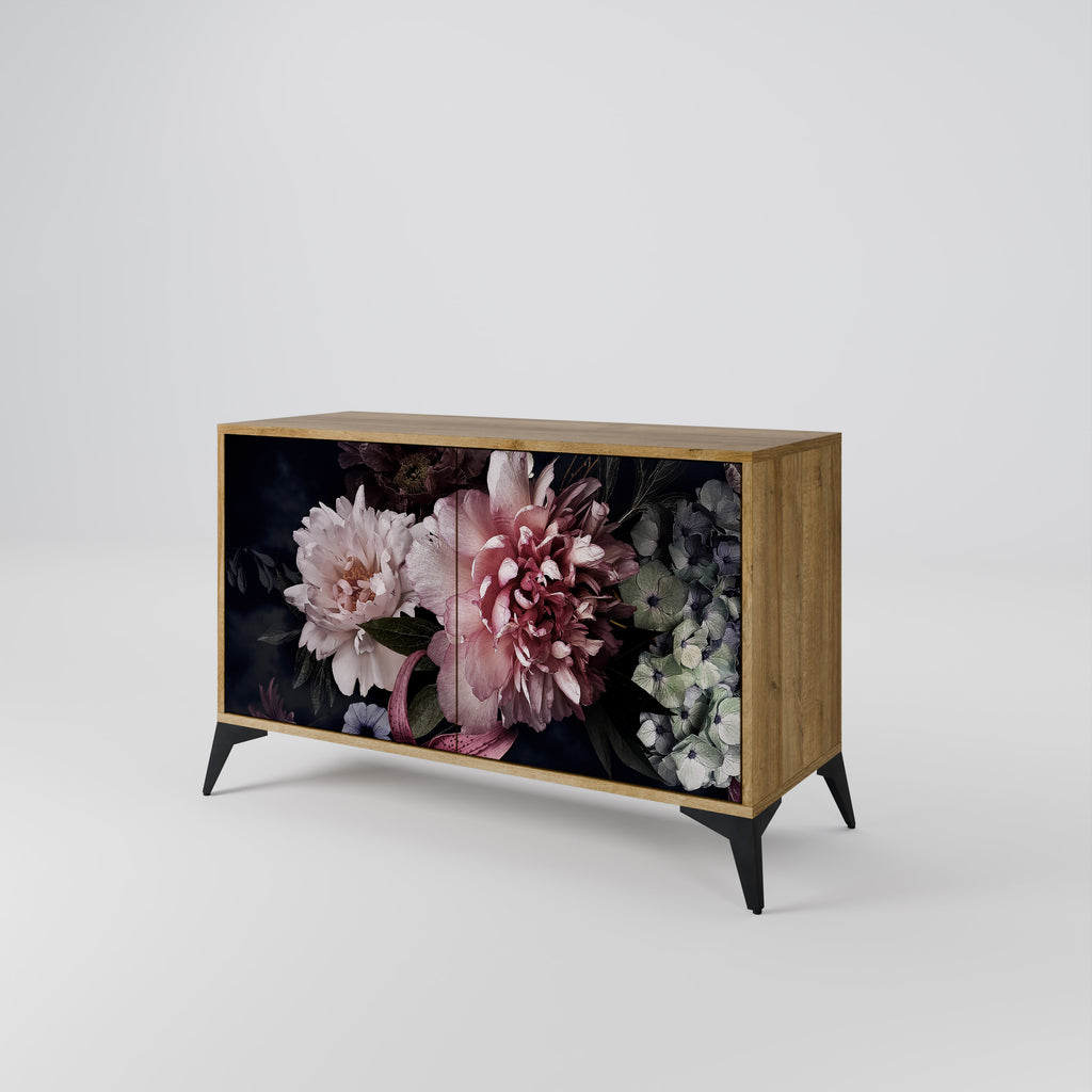 PURE BLOSSOM 2-Door Sideboard in Oak Effect