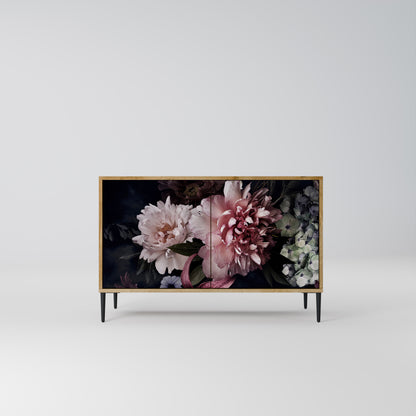 PURE BLOSSOM 2-dörrars skänk i ekeffekt
