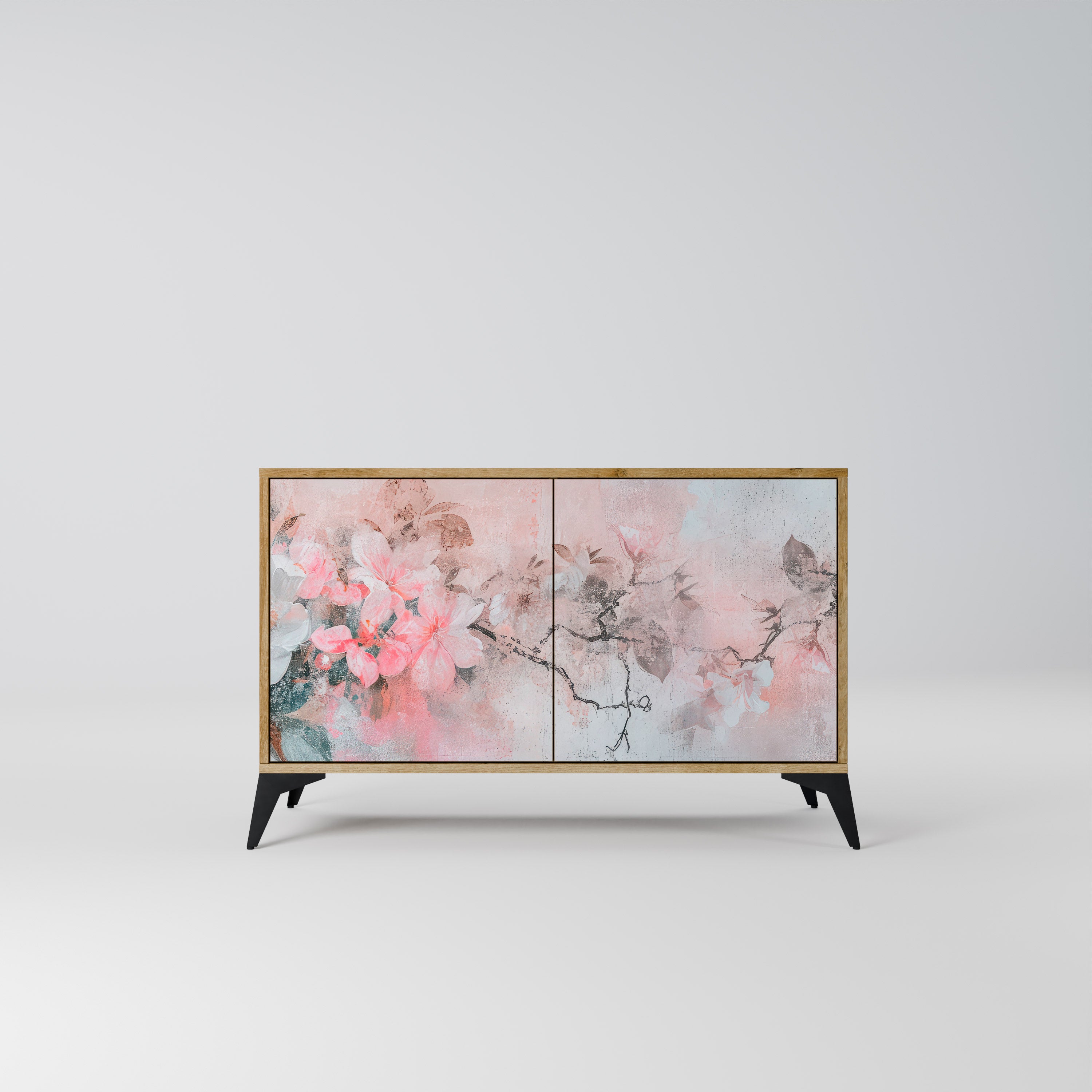 CHERRY BLOSSOM 2-Door Sideboard in Oak Effect