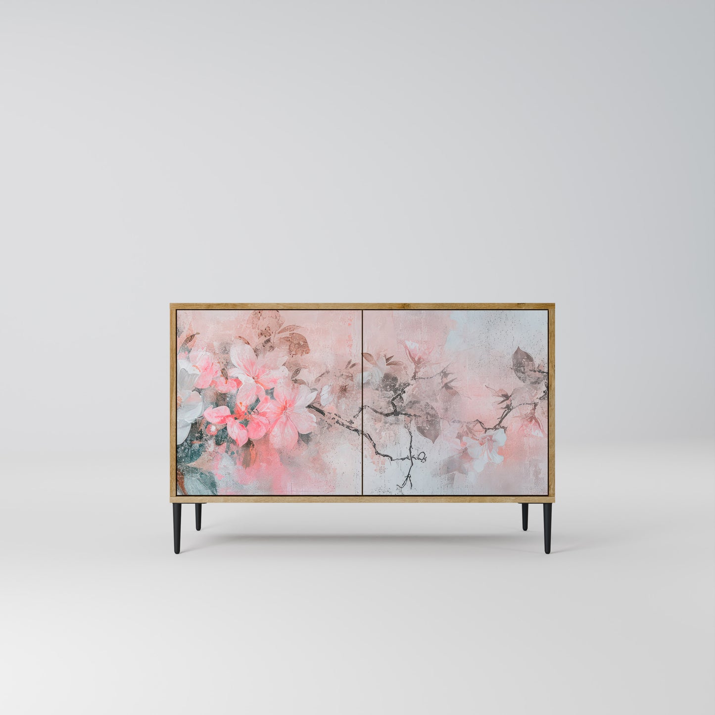 CHERRY BLOSSOM 2-Door Sideboard in Oak Effect