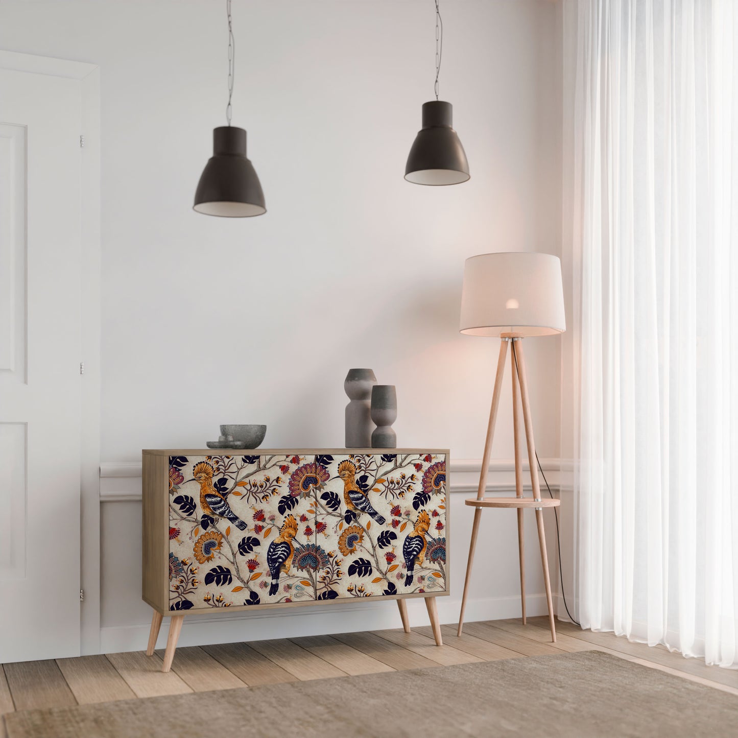 EMINENT HOOPOE 2-Door Sideboard in Oak Effect