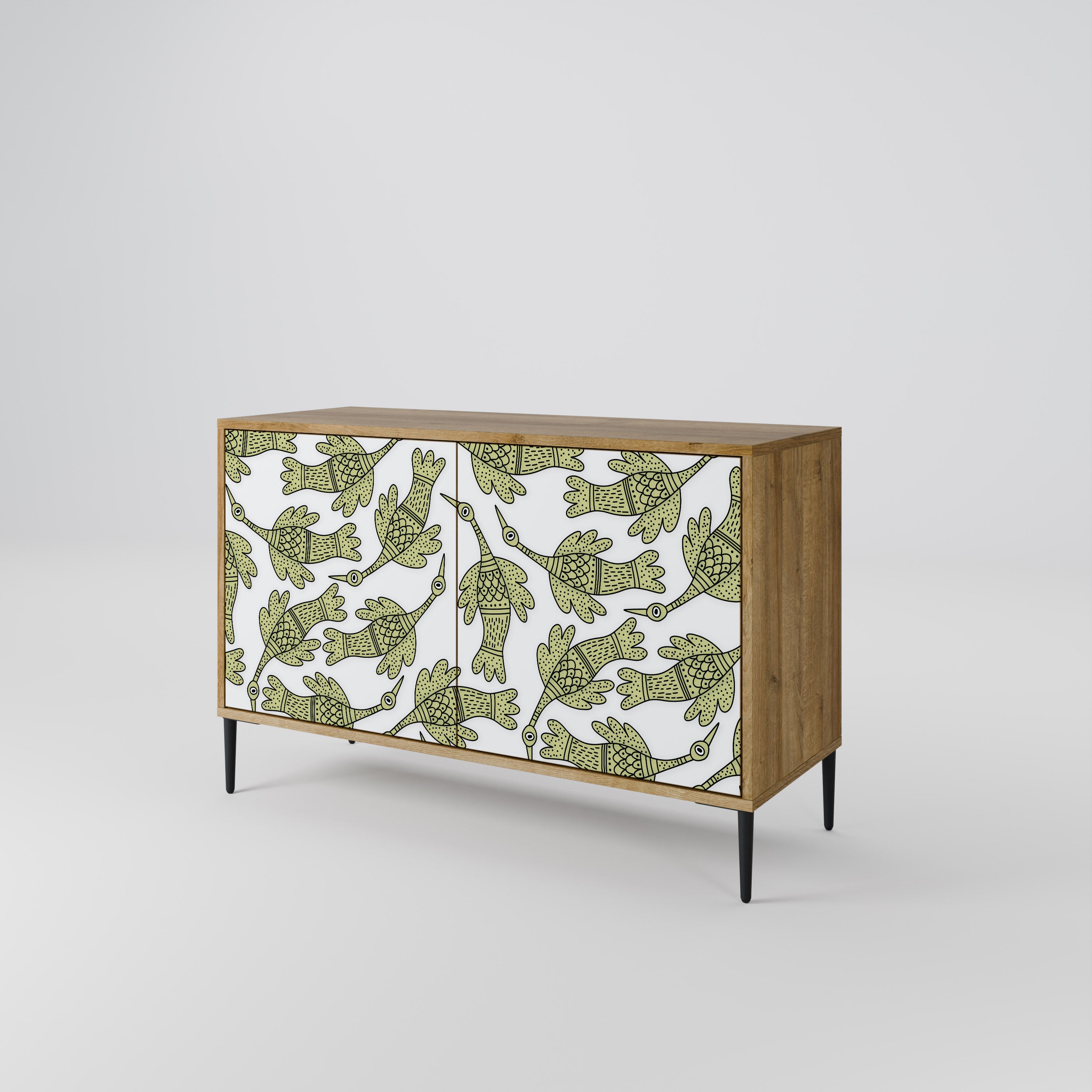 SEEDLING SONGBIRD 2-Door Sideboard in Oak Effect