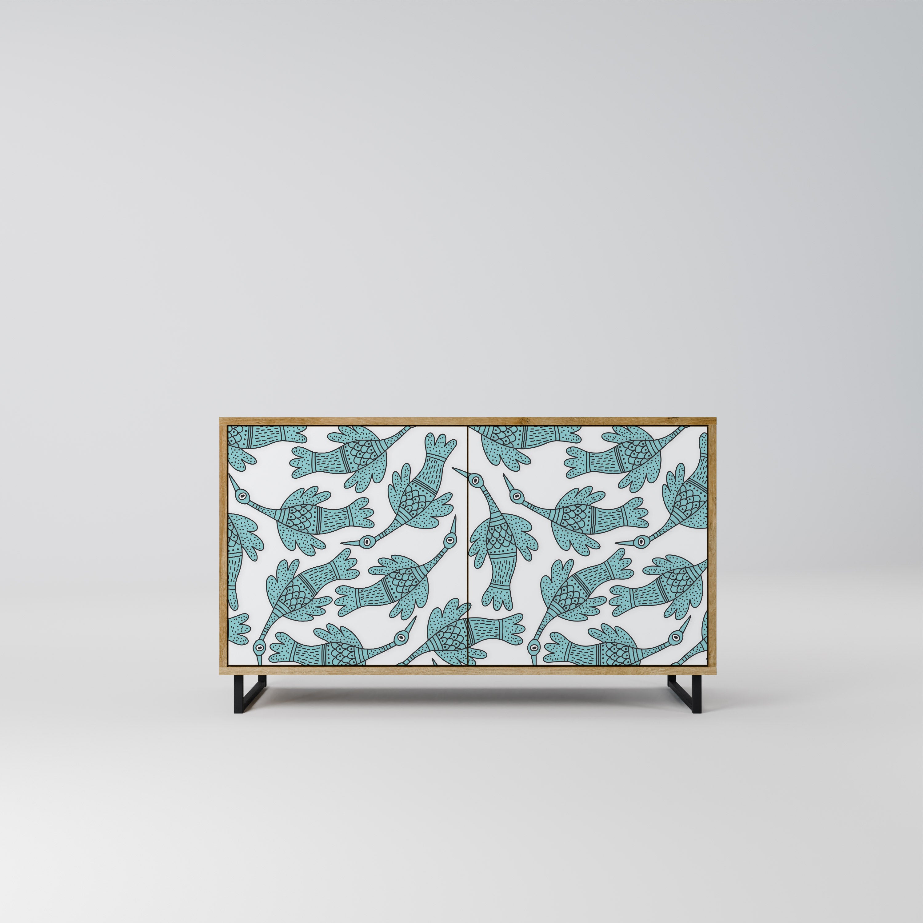 WATERSPOUT SONGIBIRD 2-Door Sideboard in Oak Effect