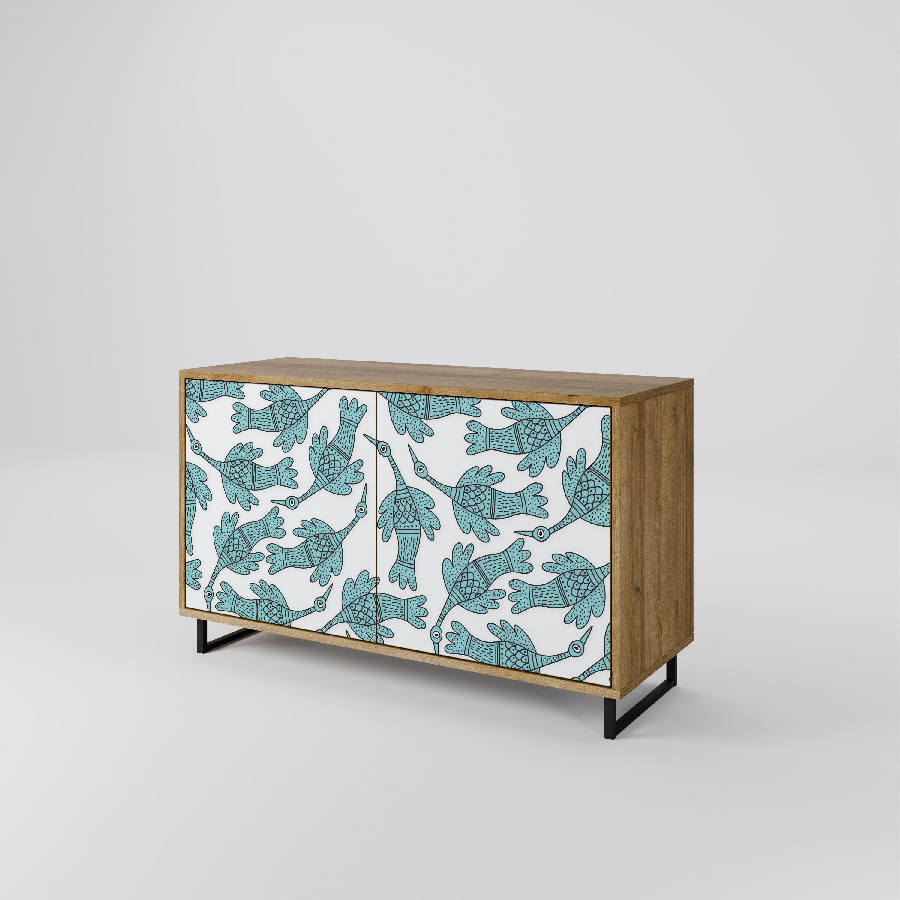 WATERSPOUT SONGIBIRD 2-Door Sideboard in Oak Effect