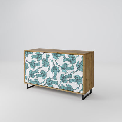 WATERSPOUT SONGIBIRD 2-Door Sideboard in Oak Effect