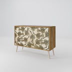 ALMONDINE SONGBIRD 2-Door Sideboard in Oak Effect