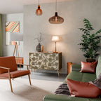 ALMONDINE SONGBIRD 2-Door Sideboard in Oak Effect