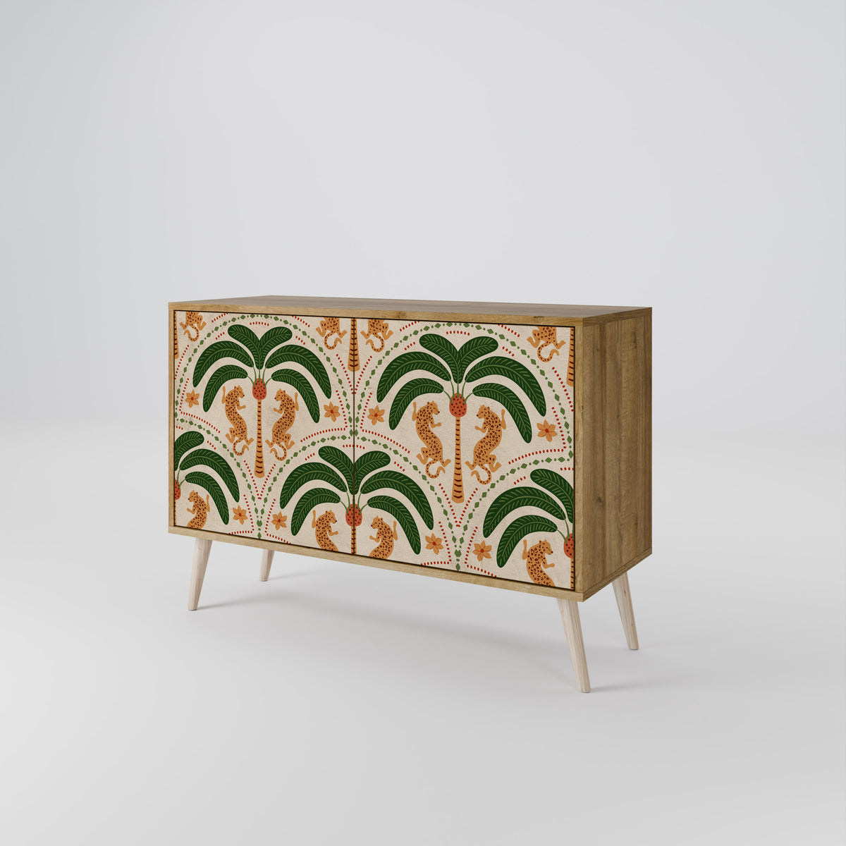 DANCING PREDATORS Skänk med två dörrar