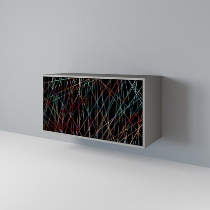 LIMINOUS SNARE 2-dörrars skänk i grå finish