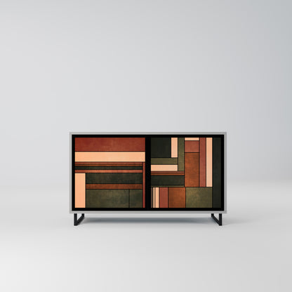 FIGURES OF NATURE 2-Door Sideboard in Grey Finish