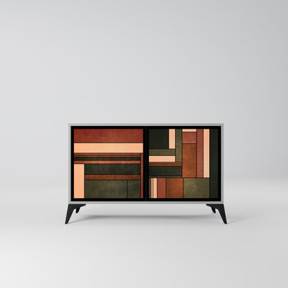 FIGURES OF NATURE 2-Door Sideboard in Grey Finish