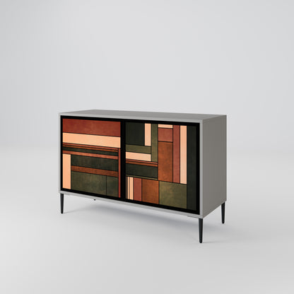 FIGURES OF NATURE 2-Door Sideboard in Grey Finish